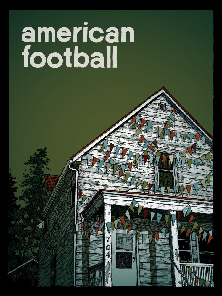 American Football concert poster by Landland | Poster Cabaret