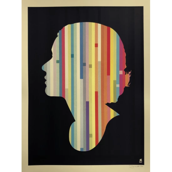 Striped Woman (large) by Methane Studios