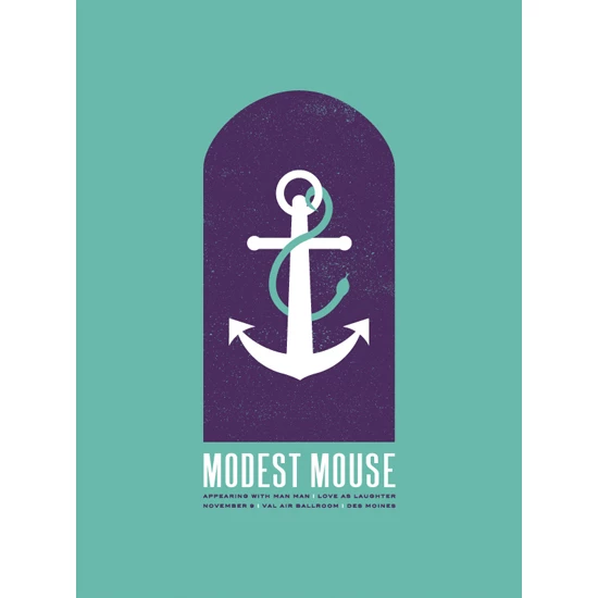 Modest Mouse Concert Poster by Micah Smith