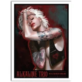Alkaline Trio concert poster by Daniela Uhlig