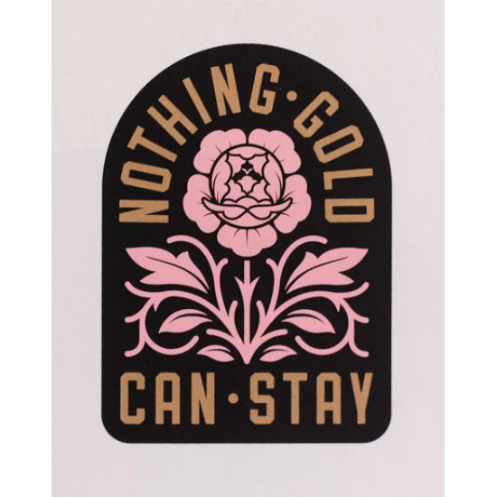 Nothing Gold Can Stay mini print by Hellcats USA