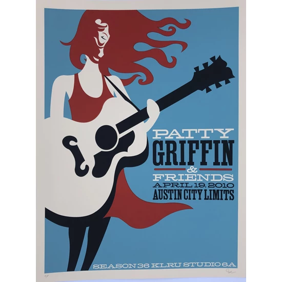 Patty Griffin concert poster by Jaime Cervantes (SOLD OUT)
