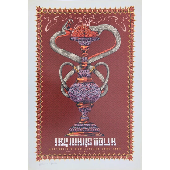 Mars Volta 2008 Concert Poster by Ken Taylor