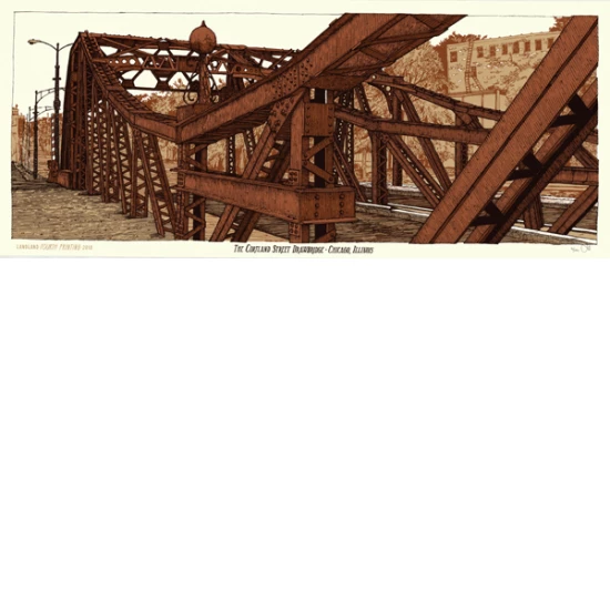 The Cortland Street Drawbridge (Brown) by Landland