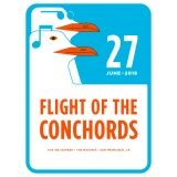 Flight of the Conchords 2016 concert poster by Jason Munn