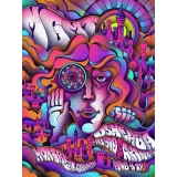 MGMT Montreal concert poster by Delicious Design League