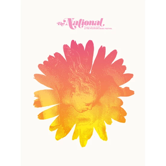 The National Pitchfork Concert Poster by Spike Press