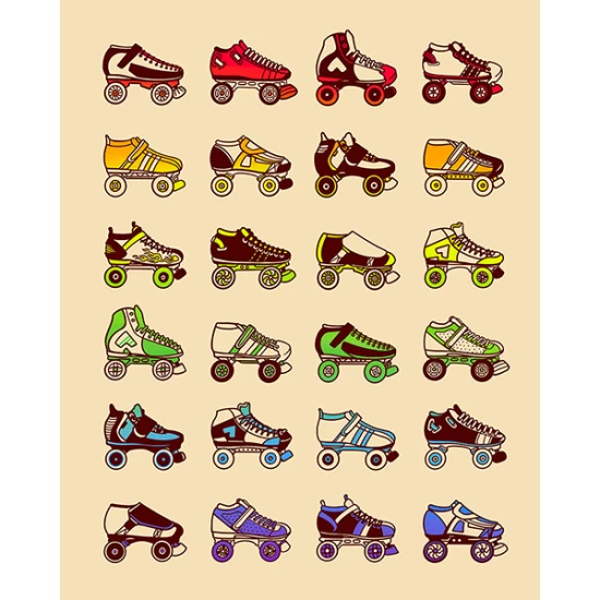 Derby Skates by Sydney Roper