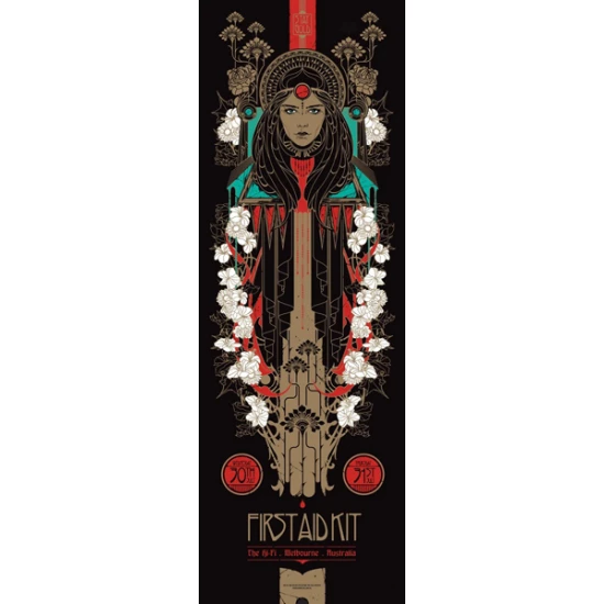 First Aid Kit Melbourne concert poster by Ken Taylor