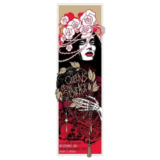 Queens of the Stones Age concert poster by Teniele Sadd