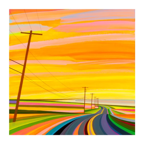 Sunset on Montauk Highway by Grant Haffner