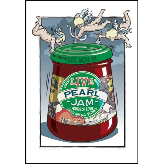 Pearl Jam Sydney Australia Concert Poster #8