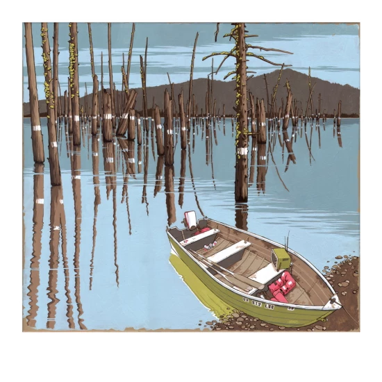 Crane Prairie print by Adam Haynes