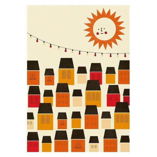 Sunny Small City by Blanca Gomez