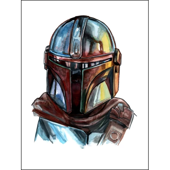Mando (Mandalorian) by Tim Doyle