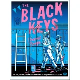 The Black Keys 2022 concert poster by Tim Doyle