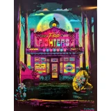Foo Fighters Perth Foil Concert Poster by Adam Collins