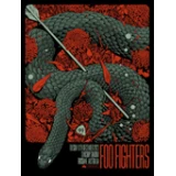 Foo Fighters Brisbane 2023 concert poster by Ken Taylor - Image 2