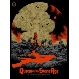 Queens of the Stone Age Sydney concert poster by Ken Taylor